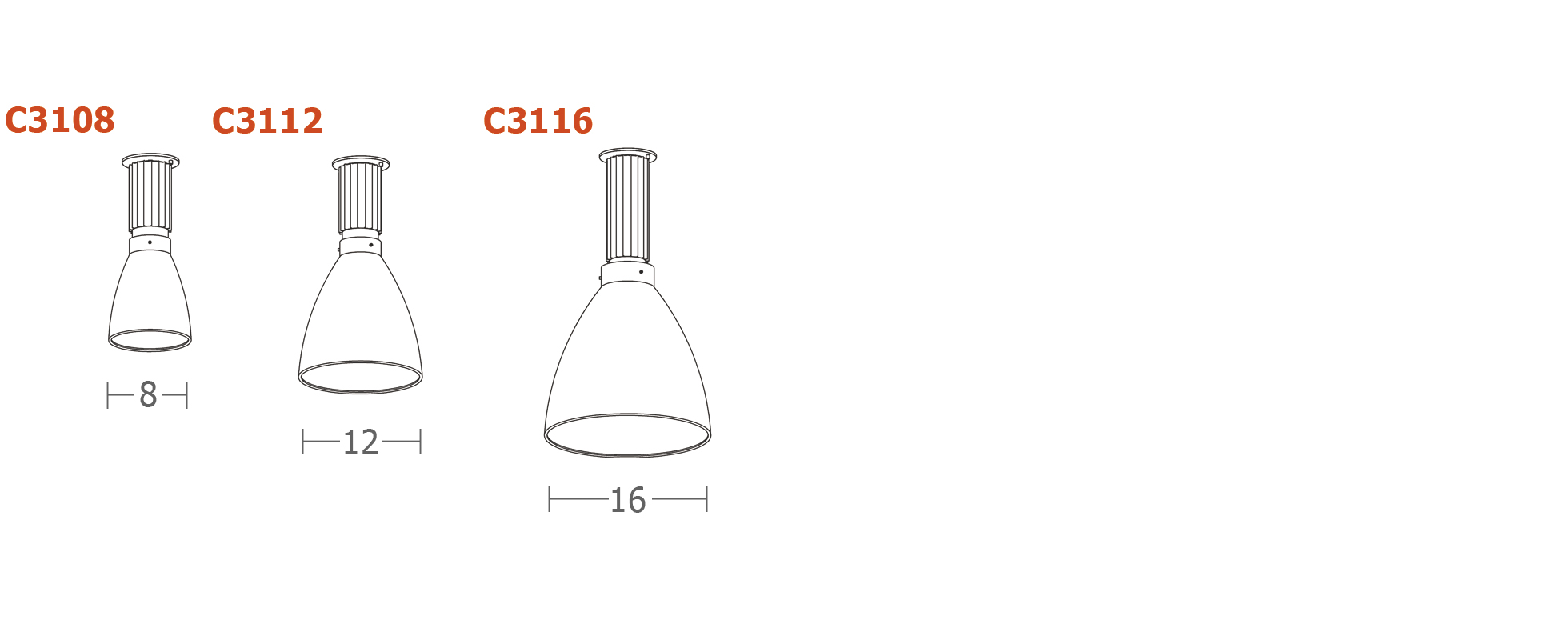 imago ii™ ceiling Dimensions Drawing